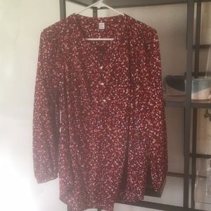 Old Navy Floral tunic, size M